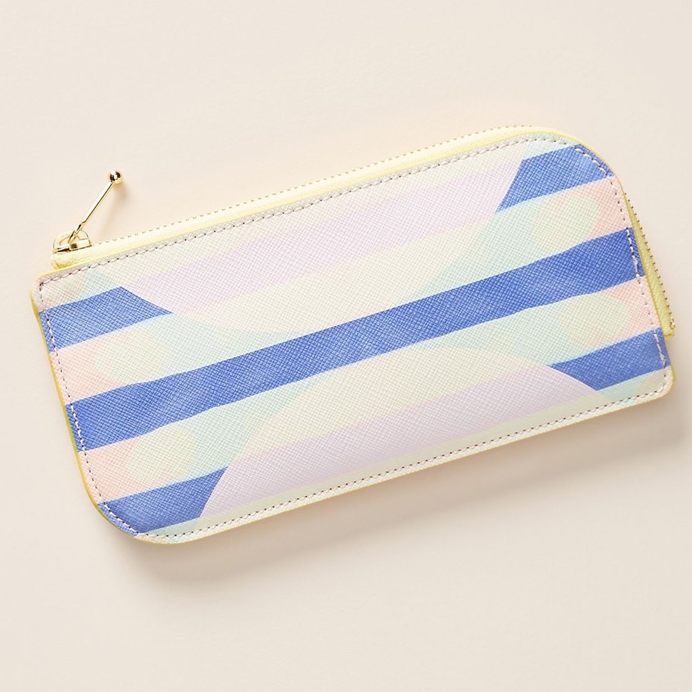 🆕NWT Anthropologie Pastel Geometric wallet/pouch